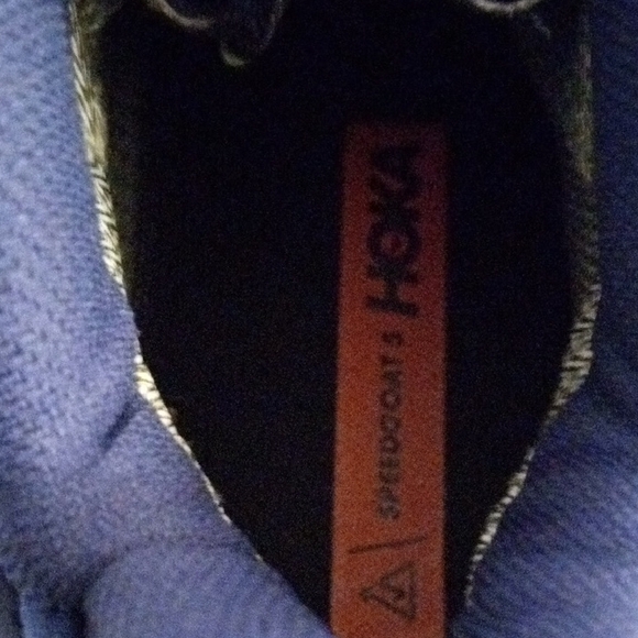 Hoka Purple and Blue SpeedGoat 5 Athletic Shoes with Signature Cushioning - Picture 14 of 15